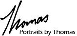 Portraits By Thomas Logo